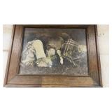 Vintage artwork 'Lighting um up' (1910?)
