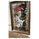 Olympia Beer advertising mirror