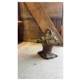 9' tall, decorative, cast iron doorstop