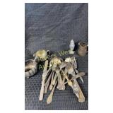 Vintage collection of tudor, and silverware