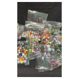 Large assortment of marbles