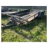 Tandem axle Car hauler trailer
