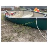 14' poly 3 person canoe