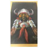 Signed Felt Artwork 13x 20'