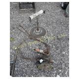 Trolly. sling hook, cables and a roller