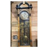 Antique/vintage wall clock with keys