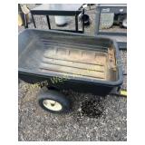 ATV/lawn tractor trailer with tilt bed