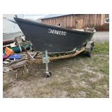 15' Diamond back aluminum drift boat