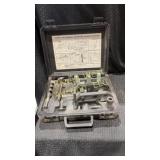 A cylindrical lock boring kit.