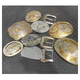 11 western belt buckles.