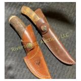 2 - fixed blade hunting knives