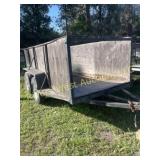 Custom built utility trailer