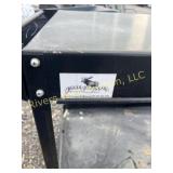 Rolling metal shop cart 36x24x32'