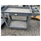 Poly rolling shop cart 16x30X32'