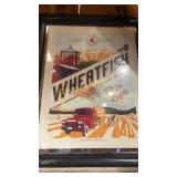 Set of matching whitefish brewery framed posters