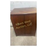 Vintage record cabinet