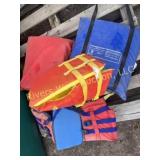 Assortment of 7 floatation devices