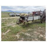 Antique horse drawn International Manure spreader