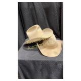 2 cream colored Bailey Regal felt hats