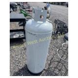 100# propane bottle Empty with 1 burner heater