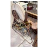Antique grinding wheel