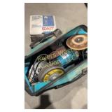 Makita 7' sanding disc with bag and extra wheels