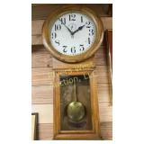 New Haven Clock company vintage wall clock
