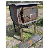 Custom built shop stove
