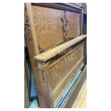 Antique full size bed frame