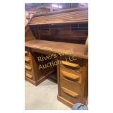 Vintage/antique secretary desk with roll top 50'