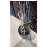 6 vintage and antique casting rods with five