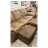 Couch, love seat, and two ottoman's