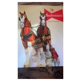 Budweiser tin sign 13x16' reproduction sign