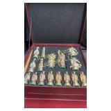 Antique Mandarin Chess set, presentation edition.