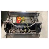 Tool box filled with miscellaneous tools