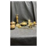 Miscellaneous brass decorations