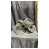 2 Black felt hats. Both Resistol 4 X hats.
