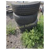 Set of four winter tires like new  265-70R16