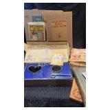 Rosette irons and antique cookbooks
