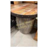 Round side table/ end table approximately 25