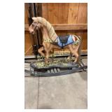 Antique child's rocking horse