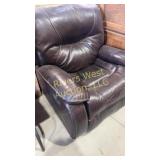 Leather recliner