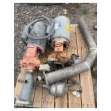Two 10 horse single phase irrigation pumps