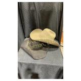 2 felt hats. 1 Resistol 4 X hat. 1 black Resistol