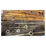 Two sets of tap and die sets