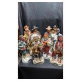 11 Lewis & Clark collectible Decanters
