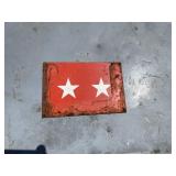 Flag Officer Plate - Two Star