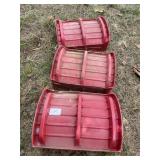 Stack of Plastic Pieces (Red)