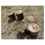 Group: Cans of Weapons Oil and Brake Fluid