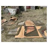 Group: Military Vehicle Door Frames / Canvas